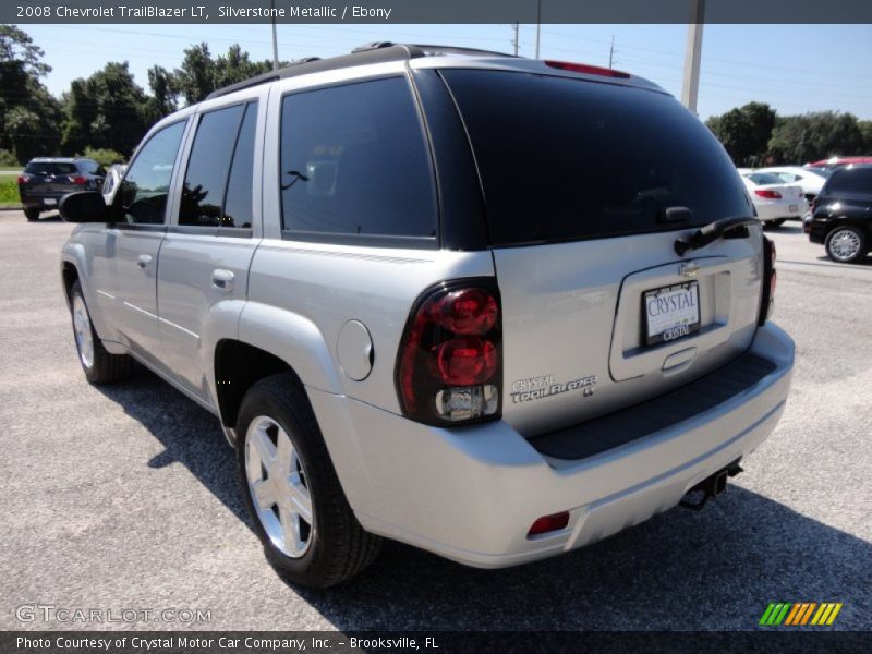 Silverstone Metallic / Ebony 2008 Chevrolet TrailBlazer LT