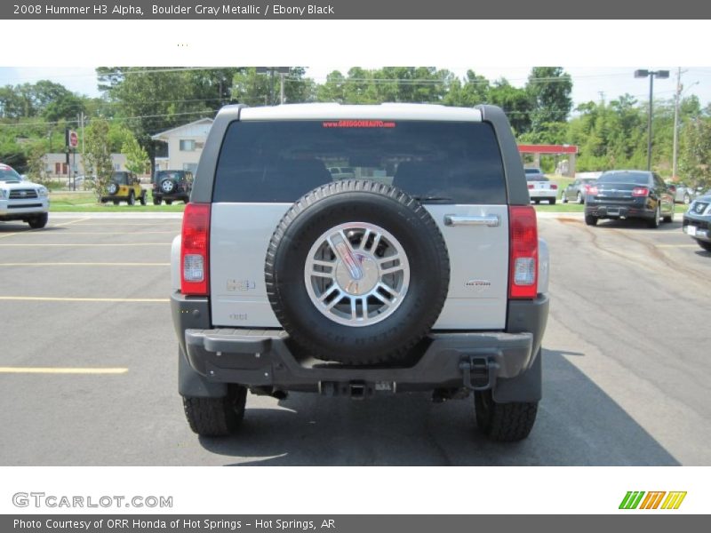 Boulder Gray Metallic / Ebony Black 2008 Hummer H3 Alpha