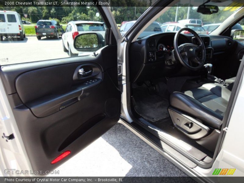 Silverstone Metallic / Ebony 2008 Chevrolet TrailBlazer LT