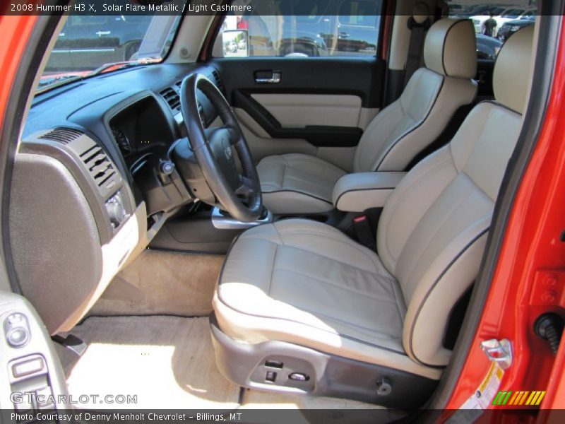  2008 H3 X Light Cashmere Interior