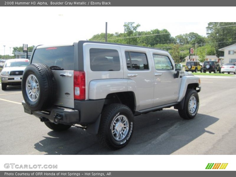 Boulder Gray Metallic / Ebony Black 2008 Hummer H3 Alpha