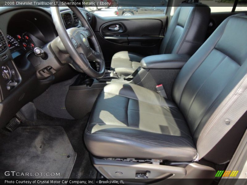 Silverstone Metallic / Ebony 2008 Chevrolet TrailBlazer LT