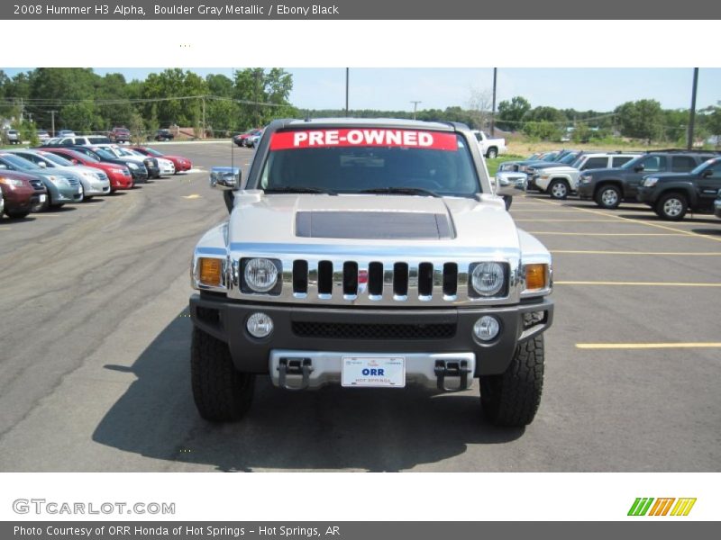Boulder Gray Metallic / Ebony Black 2008 Hummer H3 Alpha