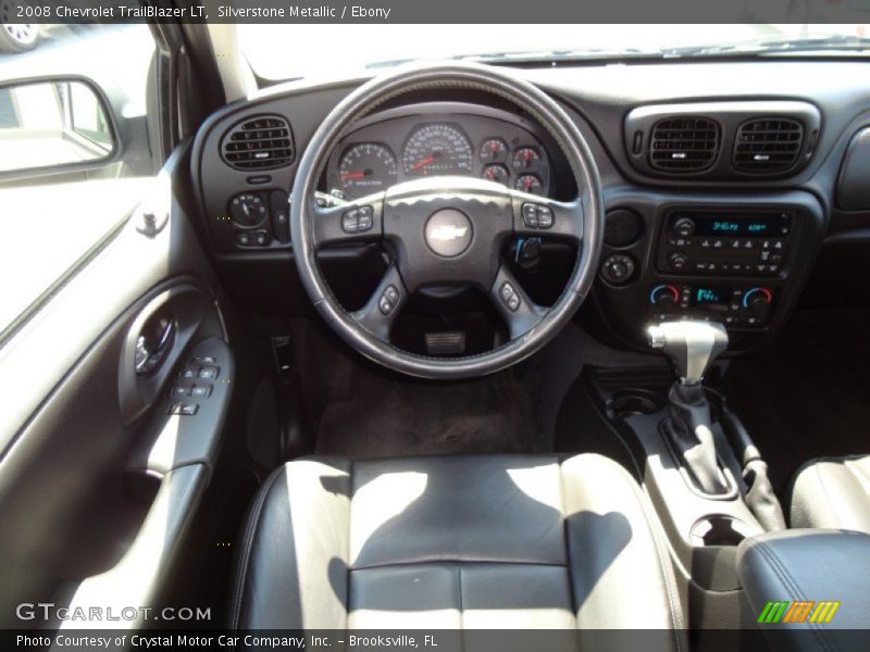 Silverstone Metallic / Ebony 2008 Chevrolet TrailBlazer LT