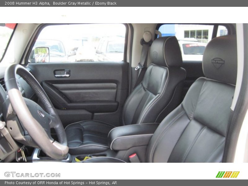  2008 H3 Alpha Ebony Black Interior