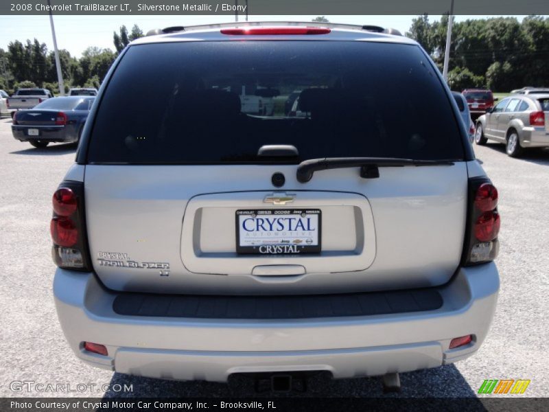 Silverstone Metallic / Ebony 2008 Chevrolet TrailBlazer LT