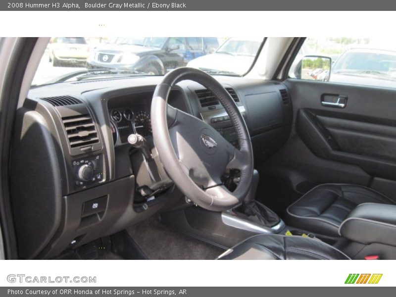 Boulder Gray Metallic / Ebony Black 2008 Hummer H3 Alpha