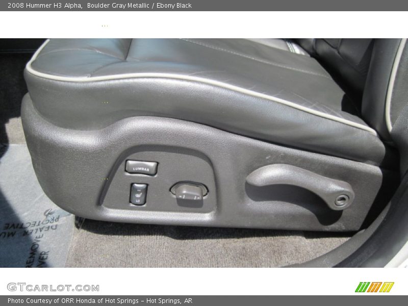 Boulder Gray Metallic / Ebony Black 2008 Hummer H3 Alpha