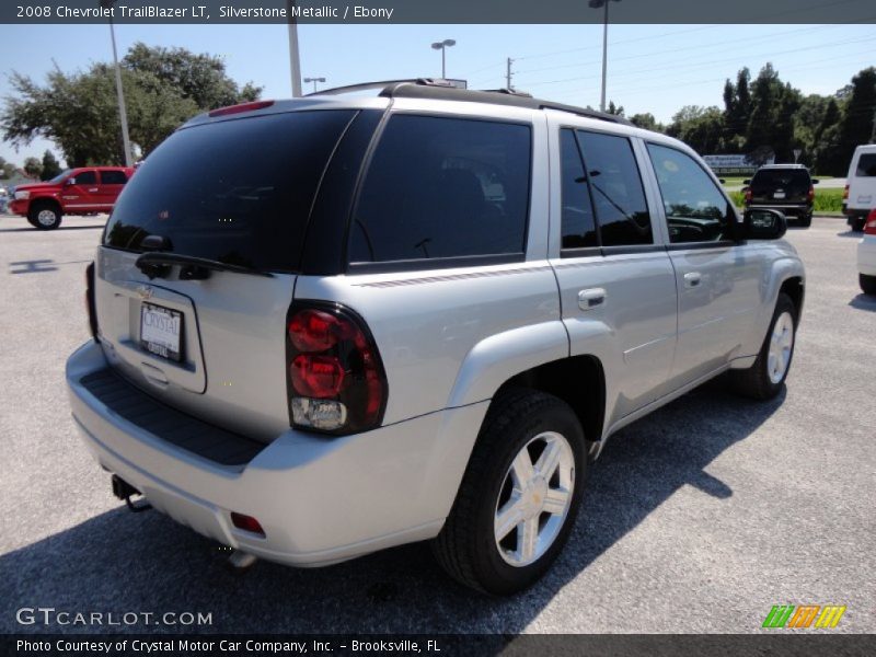 Silverstone Metallic / Ebony 2008 Chevrolet TrailBlazer LT
