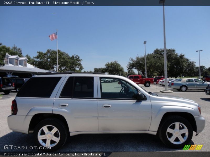Silverstone Metallic / Ebony 2008 Chevrolet TrailBlazer LT