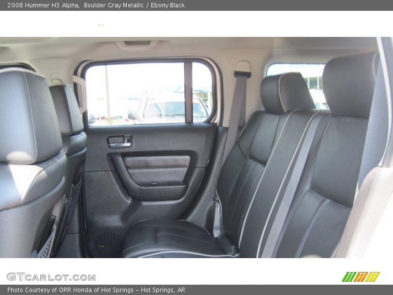 Boulder Gray Metallic / Ebony Black 2008 Hummer H3 Alpha