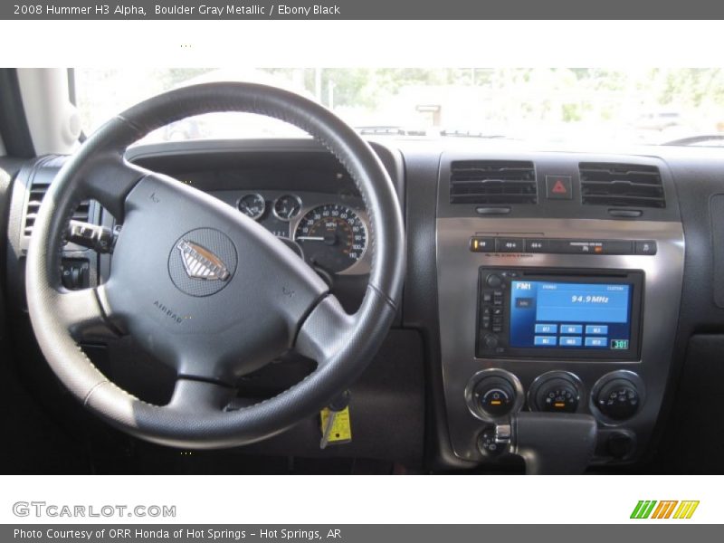 Boulder Gray Metallic / Ebony Black 2008 Hummer H3 Alpha