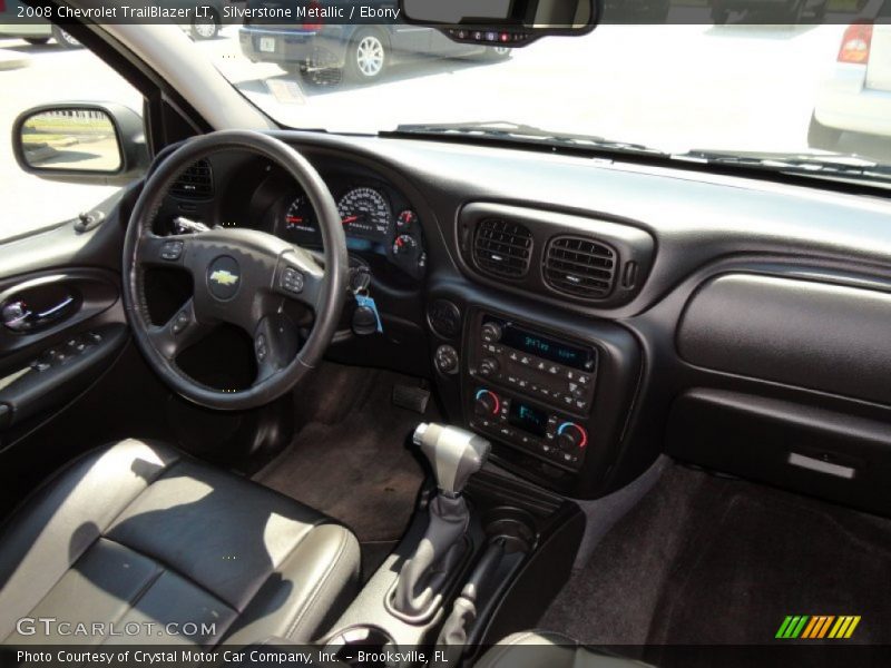 Silverstone Metallic / Ebony 2008 Chevrolet TrailBlazer LT