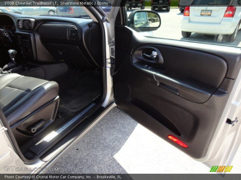 Silverstone Metallic / Ebony 2008 Chevrolet TrailBlazer LT
