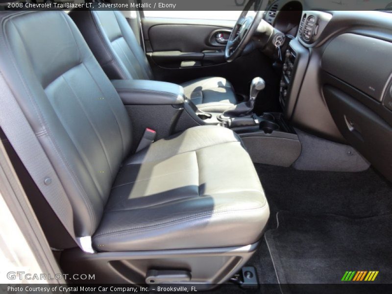 Silverstone Metallic / Ebony 2008 Chevrolet TrailBlazer LT