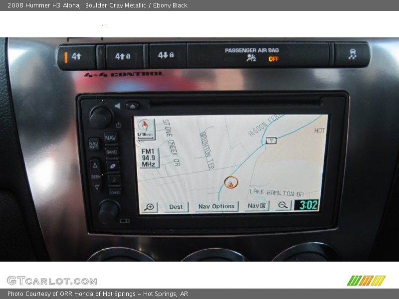 Navigation of 2008 H3 Alpha