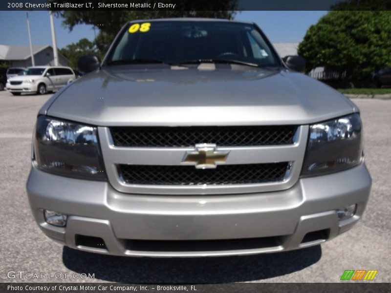Silverstone Metallic / Ebony 2008 Chevrolet TrailBlazer LT