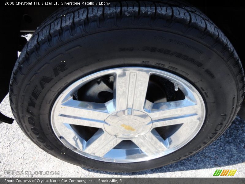 Silverstone Metallic / Ebony 2008 Chevrolet TrailBlazer LT