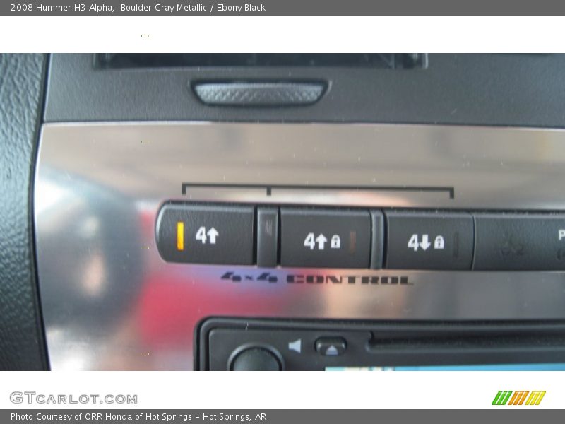 Boulder Gray Metallic / Ebony Black 2008 Hummer H3 Alpha
