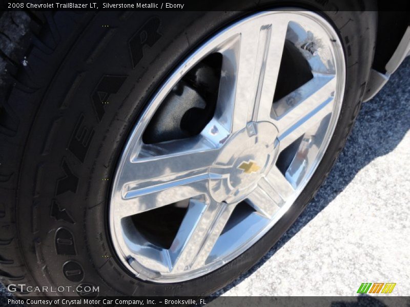Silverstone Metallic / Ebony 2008 Chevrolet TrailBlazer LT