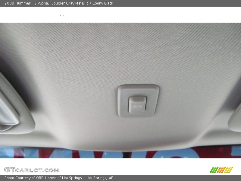Boulder Gray Metallic / Ebony Black 2008 Hummer H3 Alpha