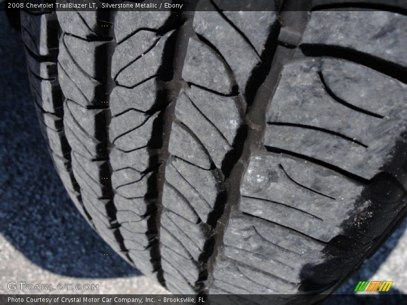 Silverstone Metallic / Ebony 2008 Chevrolet TrailBlazer LT