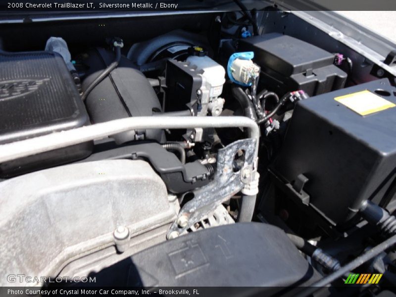 Silverstone Metallic / Ebony 2008 Chevrolet TrailBlazer LT