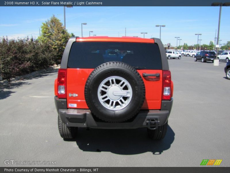 Solar Flare Metallic / Light Cashmere 2008 Hummer H3 X