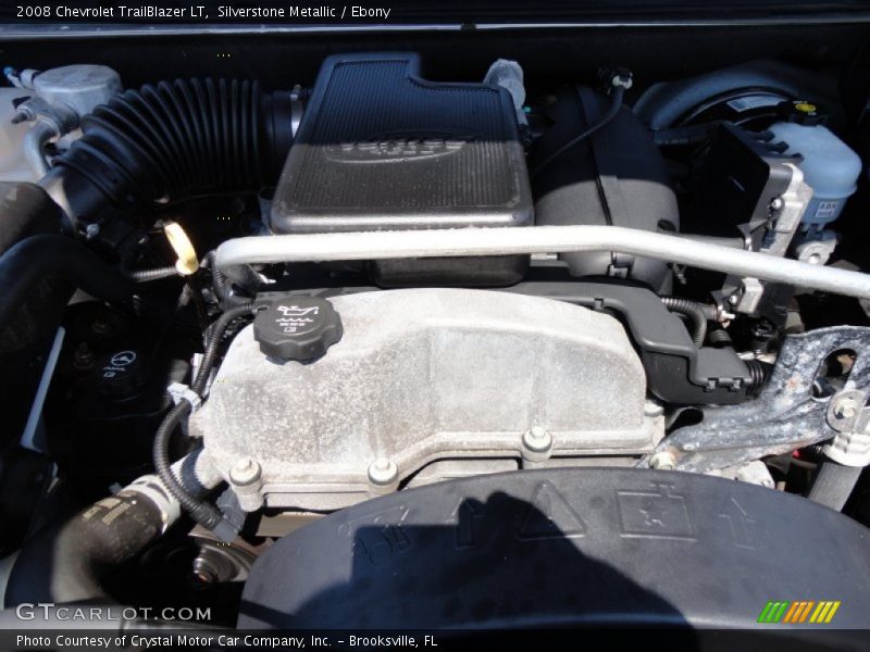 Silverstone Metallic / Ebony 2008 Chevrolet TrailBlazer LT