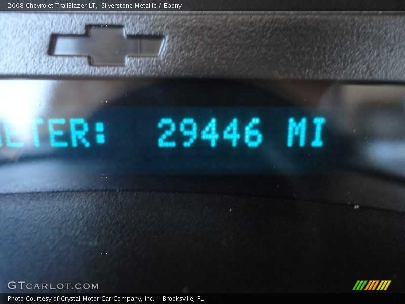 Silverstone Metallic / Ebony 2008 Chevrolet TrailBlazer LT
