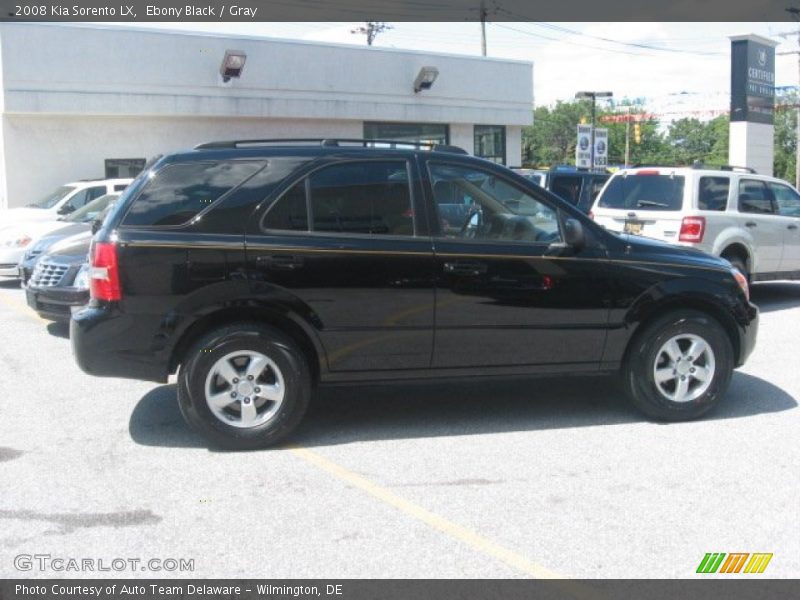 Ebony Black / Gray 2008 Kia Sorento LX