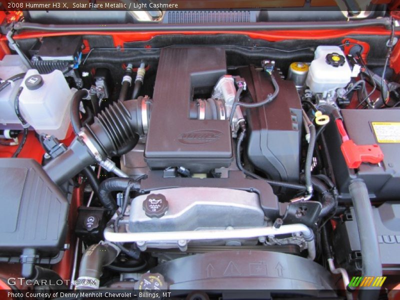  2008 H3 X Engine - 3.7 Liter DOHC 20V Vortec Inline 5 Cylinder
