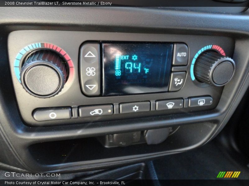 Silverstone Metallic / Ebony 2008 Chevrolet TrailBlazer LT