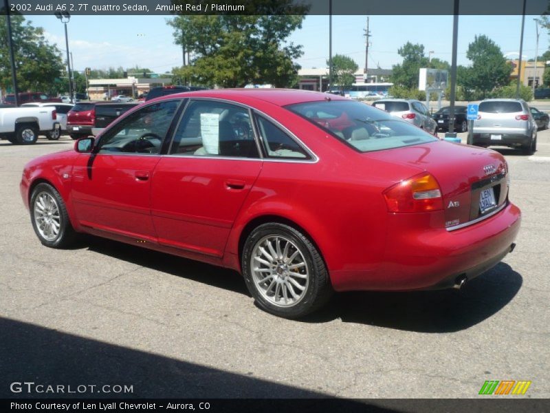  2002 A6 2.7T quattro Sedan Amulet Red