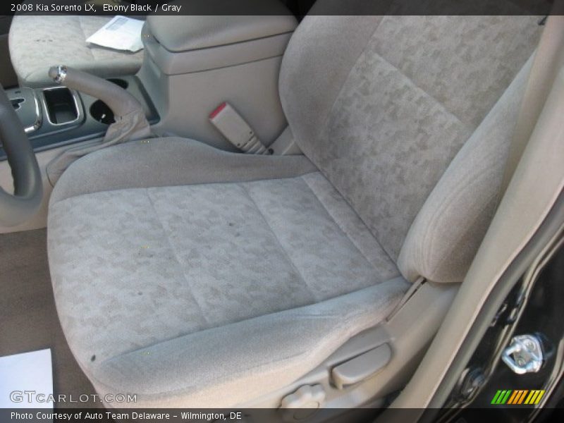 Ebony Black / Gray 2008 Kia Sorento LX