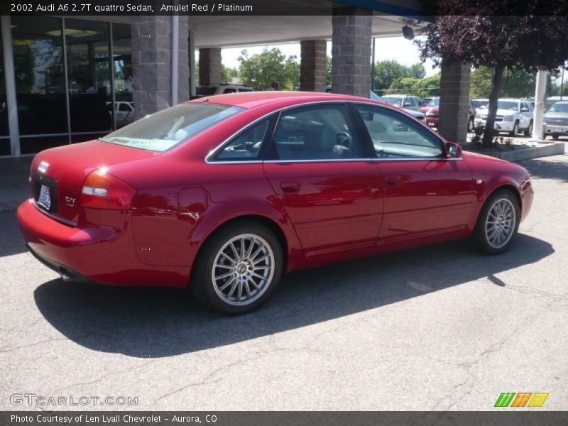 Amulet Red / Platinum 2002 Audi A6 2.7T quattro Sedan