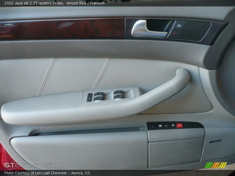Amulet Red / Platinum 2002 Audi A6 2.7T quattro Sedan