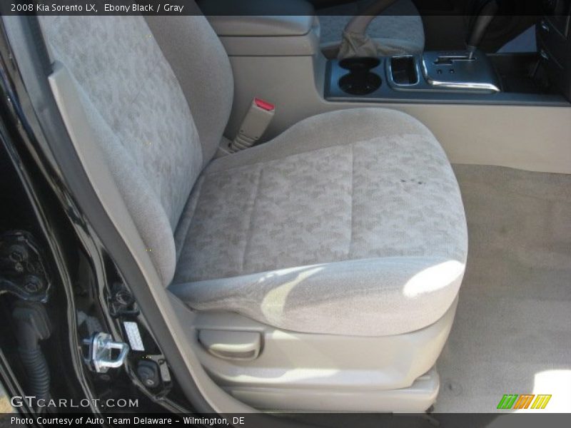 Ebony Black / Gray 2008 Kia Sorento LX