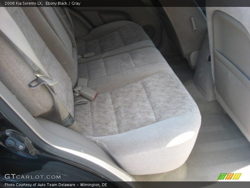 Ebony Black / Gray 2008 Kia Sorento LX
