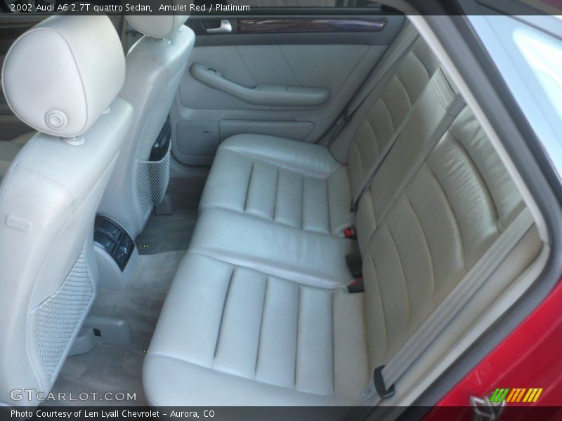  2002 A6 2.7T quattro Sedan Platinum Interior