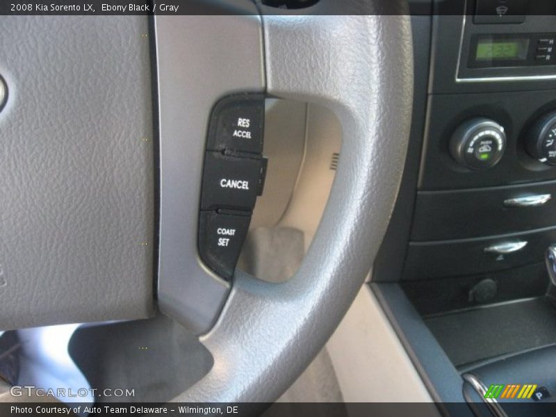 Ebony Black / Gray 2008 Kia Sorento LX