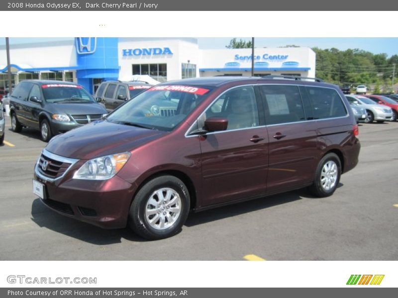 Dark Cherry Pearl / Ivory 2008 Honda Odyssey EX