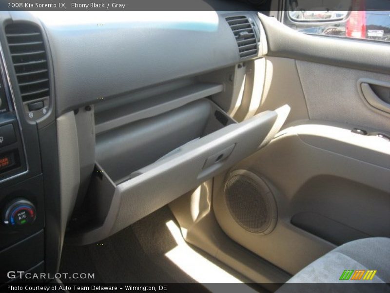 Ebony Black / Gray 2008 Kia Sorento LX