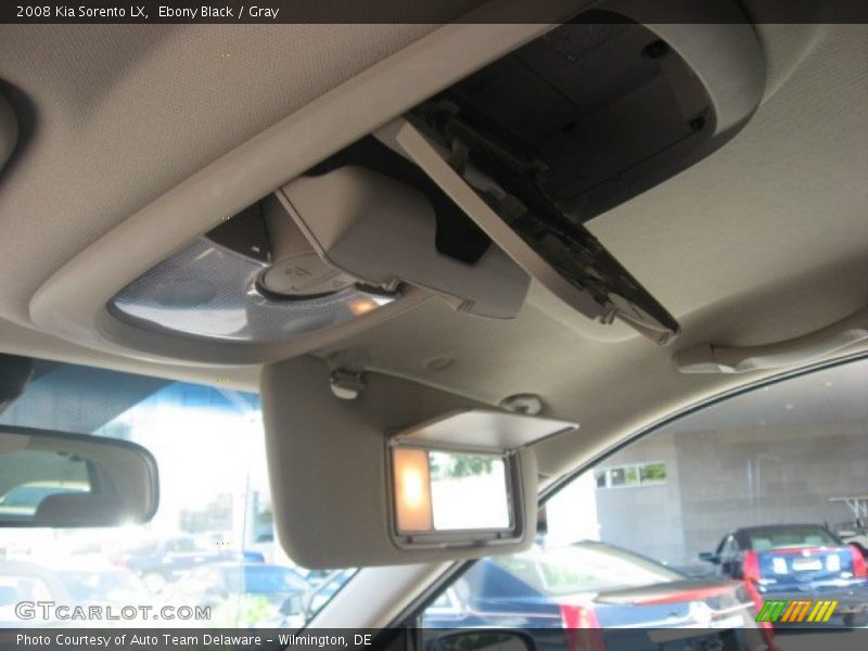 Ebony Black / Gray 2008 Kia Sorento LX