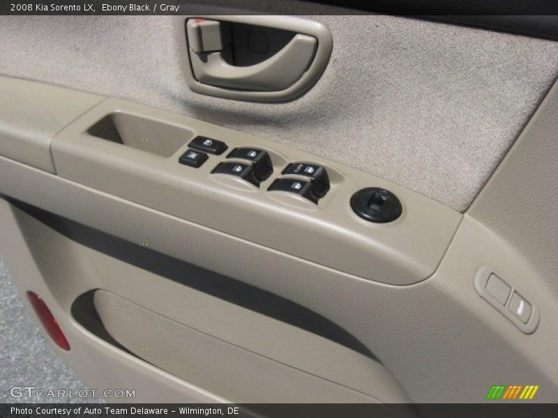 Ebony Black / Gray 2008 Kia Sorento LX