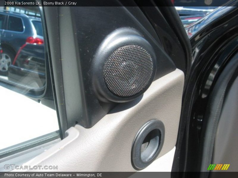 Ebony Black / Gray 2008 Kia Sorento LX