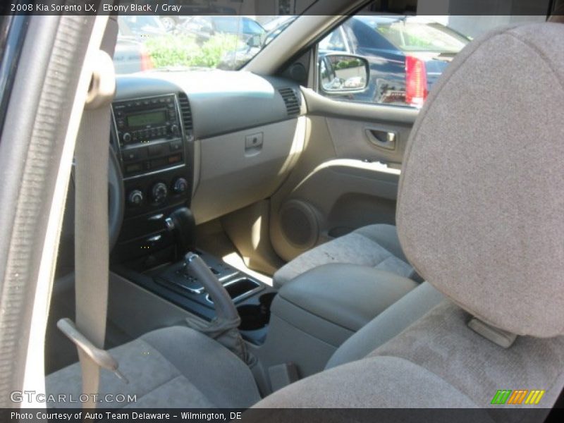 Ebony Black / Gray 2008 Kia Sorento LX