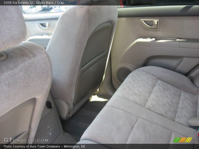 Ebony Black / Gray 2008 Kia Sorento LX