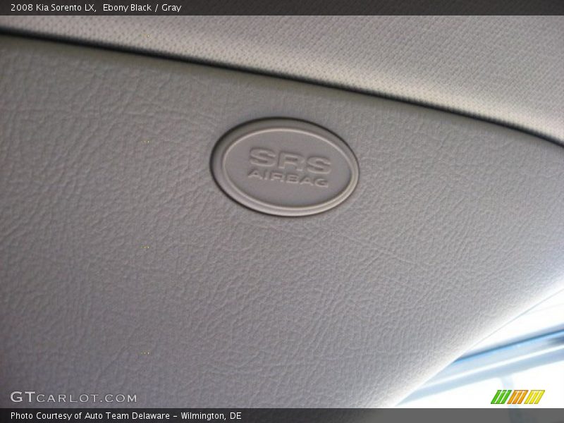 Ebony Black / Gray 2008 Kia Sorento LX