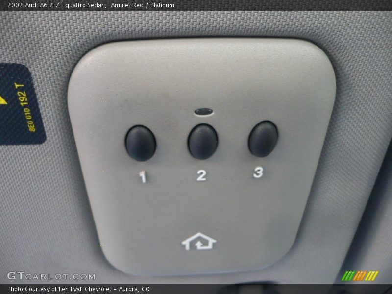 Controls of 2002 A6 2.7T quattro Sedan